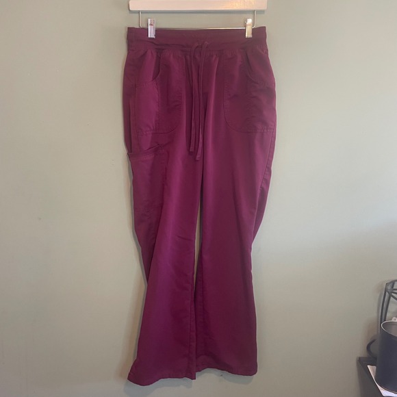 Scrubstar Womens Workwear Medical Nursing Uniform Scrub Bottom Pants Red Small - Picture 1 of 4